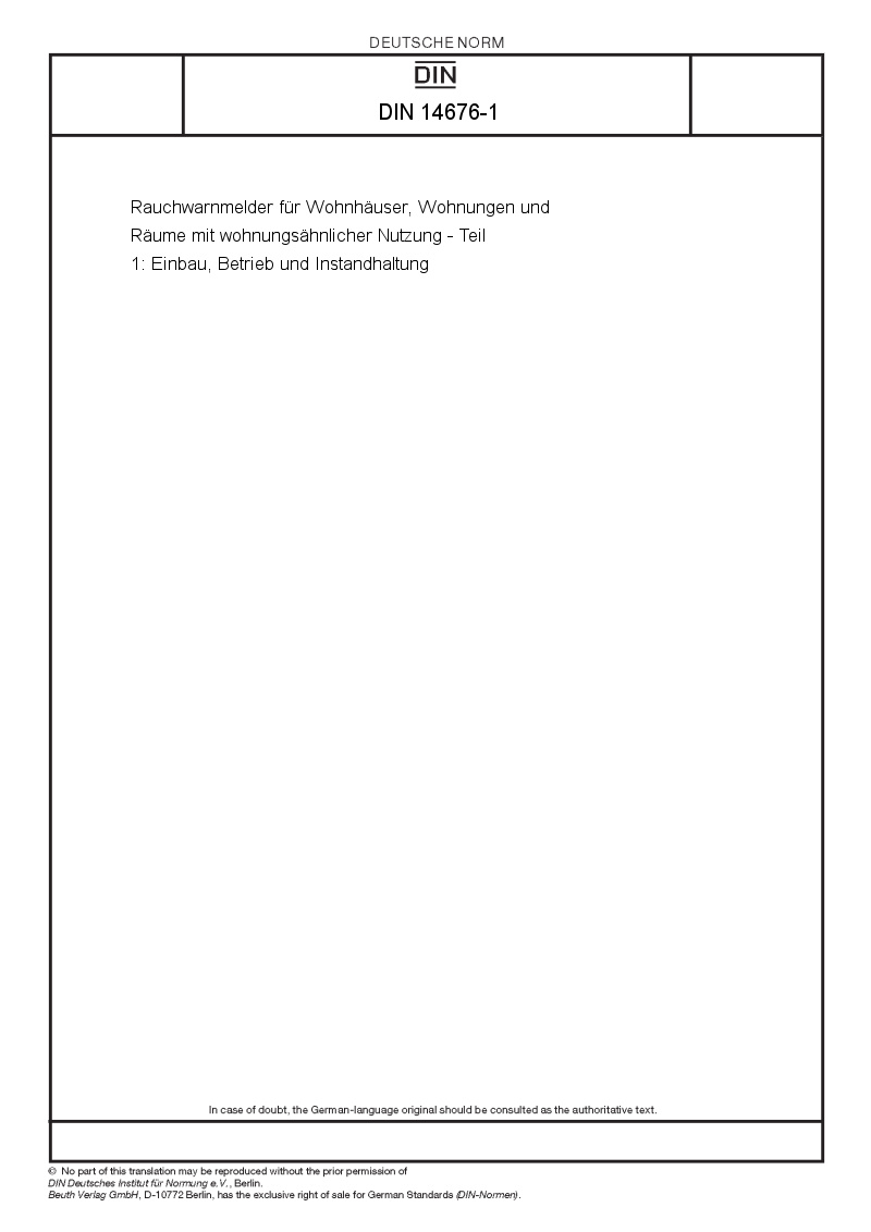 Din 14676 1 European Standards