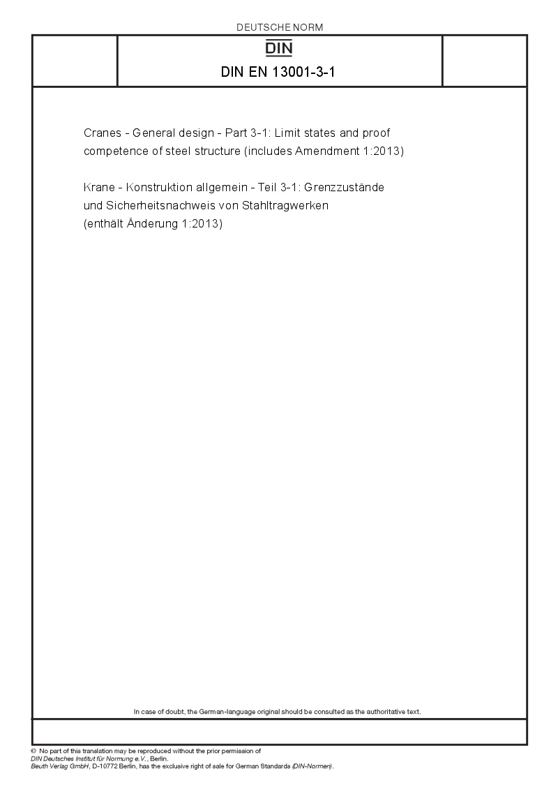 Din En 3 1 European Standards