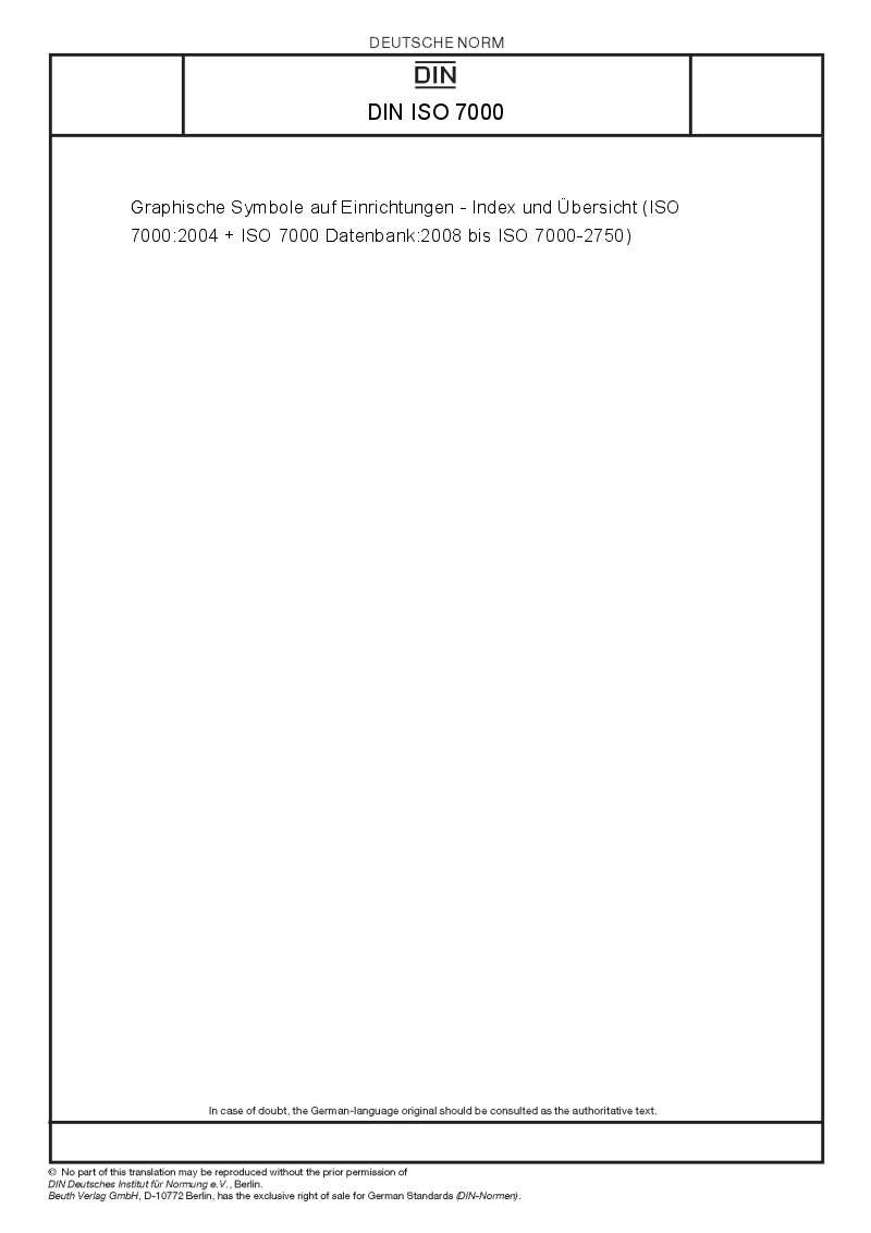 Din Iso 7000 European Standards