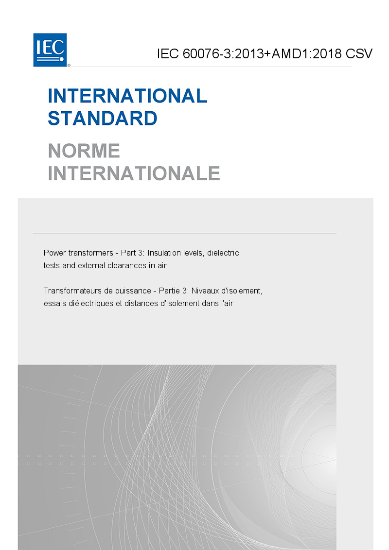 Iec 3 13 Amd1 18 Csv European Standards