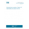 UNE 21302-191/1M:2000 Electrotechnical vocabulary. Chapter 191: Dependability and quality of service.