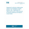 UNE CEN ISO/TS 23818-1:2026 - Assessment of conformity of plastics piping systems for the rehabilitation of existing pipelines - Part 1: Polyethylene (PE) material (ISO/TS 23818-1:2026) (Endorsed by Asociación Española de Normalización in April of 2026.)