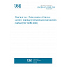 UNE EN ISO 10280:2026 - Steel and iron - Determination of titanium content - Diantipyrylmethane spectrophotometric method (ISO 10280:2025) UNE EN ISO 10280:2026 - Steel and iron - Determination of titanium content - Diantipyrylmethane spectrophotometric method (ISO 10280:2025)