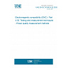 UNE EN IEC 61000-4-30:2026 - Electromagnetic compatibility (EMC) - Part 4-30: Testing and measurement techniques - Power quality measurement methods UNE EN IEC 61000-4-30:2026 - Electromagnetic compatibility (EMC) - Part 4-30: Testing and measurement techniques - Power quality measurement methods