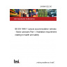 24/30481222 DC BS EN 1646-1 Leisure accommodation vehicles - Motor caravans Part 1: Habitation requirements relating to health and safety