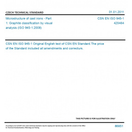 CSN EN ISO 945-1 - Microstructure of cast irons - Part 1: Graphite ...