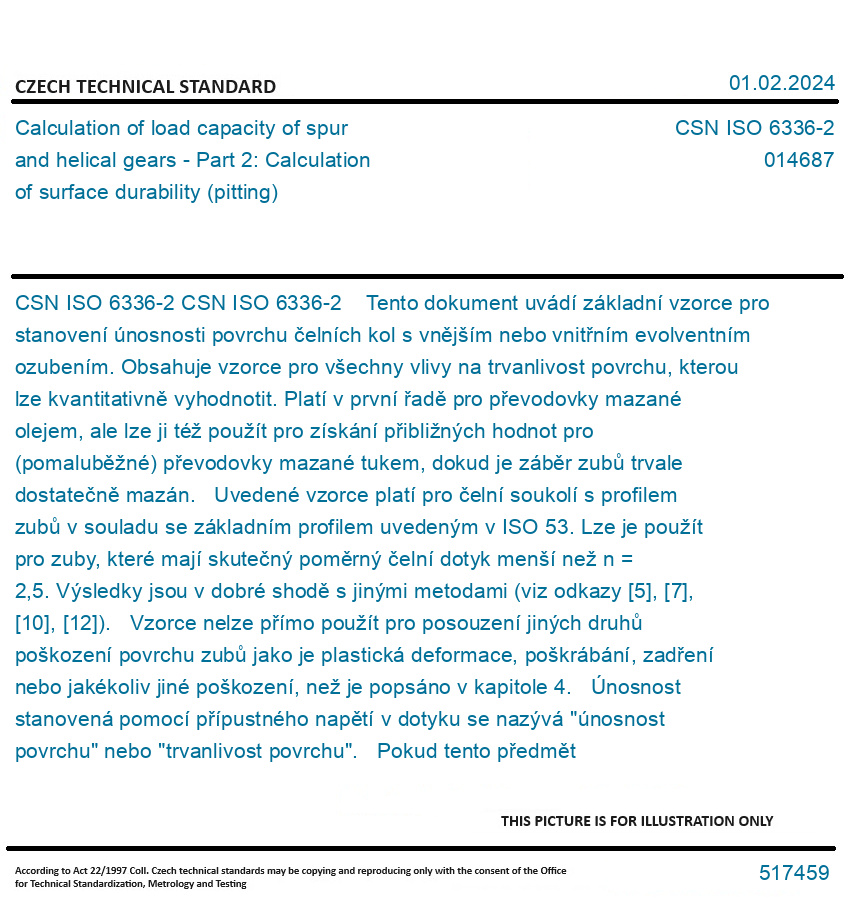 CSN ISO 6336-2 - Calculation of load capacity of spur and helical gears ...