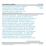 CSN EN 1657 - Chemical disinfectants and antiseptics - Quantitative suspension test for the evaluation of fungicidal or yeasticidal activity of chemical disinfectants and antiseptics used in the veterinary area - Test method and requirements (phase 2, step 1)