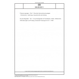 DIN EN 837-1 - European Standards