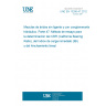 UNE EN 13286-47:2012 Unbound and hydraulically bound mixtures - Part 47: Test method for the determination of California bearing ratio, immediate bearing index and linear swelling