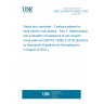 UNE CEN ISO/TS 19392-3:2022 Paints and varnishes - Coating systems for wind-turbine rotor blades - Part 3: Determination and evaluation of resistance to rain erosion using water jet (ISO/TS 19392-3:2018) (Endorsed by Asociación Española de Normalización in August of 2022.)