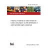 BS EN 15768:2015 Influence of materials on water intended for human consumption. GC-MS identification of water leachable organic substances