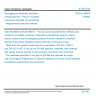 CSN EN 868-9 - Packaging for terminally sterilized medical devices - Part 9: Uncoated nonwoven materials of polyolefines - Requirements and test methods