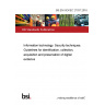 BS EN ISO/IEC 27037:2016 Information technology. Security techniques. Guidelines for identification, collection, acquisition and preservation of digital evidence
