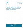 UNE EN ISO 22675:2017 Prosthetics - Testing of ankle-foot devices and foot units - Requirements and test methods (ISO 22675:2016)