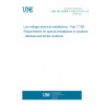 UNE HD 60364-7-709:2011/A11:2017 Low-voltage electrical installations - Part 7-709: Requirements for special installations or locations - Marinas and similar locations