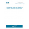 UNE EN 16709:2016+A1:2019 Automotive fuels - High FAME diesel fuel (B20 and B30) - Requirements and test methods