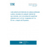 UNE 25189:1964 SELECTIVE LIST OF LONG BOLT OF COUNTER SUNK AND FLATHEAD SLOTTED, FOR ANY MATERIAL ORDINARY USE, WITH SUPERFICIAL PROTECTION OR WITHOUT IT (2-8 MM DIAMETERS, 10-80 MM LENGTHS AND 90º ANGLE).