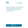 UNE EN 17263:2020 Copper and copper alloys - Eddy current testing on the outer surface of rods, bars, hollow rods and wires for the detection of defects by encircling test coil