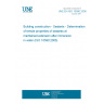 UNE EN ISO 10590:2006 Building construction - Sealants - Determination of tensile properties of sealants at maintained extension after immersion in water (ISO 10590:2005)