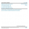 CSN EN 61249-2-13 - Materials for printed boards and other interconnecting structures - Part 2-13: Sectional specification set for reinforced base materials, clad and unclad - Cyanate ester non-woven aramid laminate of defined flammability, copper-clad