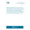 UNE CEN/TR 17509:2020 Materials obtained from End-of-Life Tyres - Granulated rubber - Determination of textile fiber content by visual index (qualitative method) (Endorsed by Asociación Española de Normalización in September of 2020.)