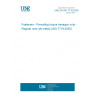 UNE EN ISO 7719:2026 - Fasteners - Prevailing torque hexagon nuts - Regular nuts (all metal) (ISO 7719:2025)