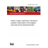 BS EN 15977:2011 Rubber or plastic coated fabrics. Mechanical properties. Determination of the elongation under load and the residual deformation