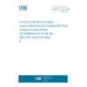 UNE EN 1228:1996 PLASTICS PIPING SYSTEMS. GLASS-REINFORCED THERMOSETTING PLASTICS (GRP) PIPES. DETERMINATION OF INITIAL SPECIFIC RING STIFFNESS.