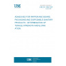 UNE EN 1896:2001 ADHESIVES FOR PAPPER AND BOARD, PACKAGING AND DISPOSABLE SANITARY PRODUCTS . DETERMINATION OF TENSILE STRENGTH AND ELONGATION.