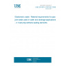 UNE EN 681-4:2001/A2:2006 Elastomeric seals - Material requirements for pipe joint seals used in water and drainage applications - 4: Cast polyurethane sealing elements