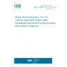 UNE EN 60601-2-41:2010/A1:2015 Medical electrical equipment - Part 2-41: Particular requirements for basic safety and essential performance of surgical luminaires and luminaires for diagnosis