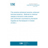 UNE EN ISO 23739:2023 Fine ceramics (advanced ceramics, advanced technical ceramics) - Methods for chemical analysis of zirconium oxide powders (ISO 23739:2021) (Endorsed by Asociación Española de Normalización in October of 2023.)