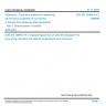 CSN EN 13999-3+A1 - Adhesives - Short term method for measuring the emission properties of low-solvent or solvent-free adhesives after application - Part 3: Determination of volatile aldehydes