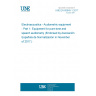 UNE EN 60645-1:2017 Electroacoustics - Audiometric equipment - Part 1: Equipment for pure-tone and speech audiometry (Endorsed by Asociación Española de Normalización in November of 2017.)