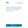 UNE EN ISO 12999-1:2021 Acoustics - Determination and application of measurement uncertainties in building acoustics - Part 1: Sound insulation (ISO 12999-1:2020)