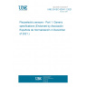 UNE EN IEC 63041-1:2021 Piezoelectric sensors - Part 1: Generic specifications (Endorsed by Asociación Española de Normalización in December of 2021.)