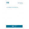 UNE 31602:1950 GLYCERINE FOR NITRATION.
