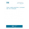 UNE EN 1876-1:1998 Rubber- or plastics-coated fabrics - Low-temperature tests - Part 1: Bending test