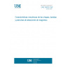 UNE 38035:1981 MECHANICAL CHARACTERISTICS OF MAGNESIUM ALLOYS SHEET AND PLATE