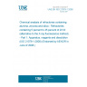 UNE EN ISO 21079-1:2008 Chemical analysis of refractories containing alumina, zirconia and silica - Refractories containing 5 percent to 45 percent of ZrO2 (alternative to the X-ray fluorescence method) - Part 1: Apparatus, reagents and dissolution (ISO 21079-1:2008) (Endorsed by AENOR in June of 2008.)