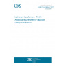 UNE EN 61869-5:2012 Instrument transformers - Part 5: Additional requirements for capacitor voltage transformers