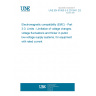 UNE EN 61000-3-3:2013/A1:2020 Electromagnetic compatibility (EMC) - Part 3-3: Limits - Limitation of voltage changes, voltage fluctuations and flicker in public low-voltage supply systems, for equipment with rated current <= 16 A per phase and not subject to conditional connection