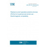 UNE EN IEC 61543:2023 Residual current-operated protective devices (RCDs) for household and similar use - Electromagnetic compatibility