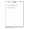 DIN EN 13146-3 Railway applications - Track - Test methods for fastening systems - Part 3: Determination of attenuation of impact loads