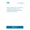 UNE EN 62343-5-1:2015 Dynamic modules - Part 5-1: Test methods - Dynamic gain tilt equalizer - Gain tilt settling time measurement (Endorsed by AENOR in April of 2015.)