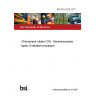 BS ISO 2475:2011 Chloroprene rubber (CR). General-purpose types. Evaluation procedure