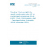 UNE EN 61834-1:1998/A1:2001 Recording - Helical-scan digital video cassette recording system using 6,35 mm magnetic tape for consumer use (525-60, 625-50, 1125-60, 1250-50 systems) -- Part 1: General specifications. (Endorsed by AENOR in November of 2001.)