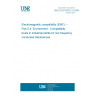 UNE EN 61000-2-4:2004 Electromagnetic compatibility (EMC) -- Part 2-4: Environment - Compatibility levels in industrial plants for low-frequency conducted disturbances