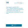 UNE EN 61000-4-7:2004/A1:2010 Electromagnetic compatibility (EMC) -- Part 4-7: Testing and measurement techniques - General guide on harmonics and interharmonics measurements and instrumentation, for power supply systems and equipment connected thereto